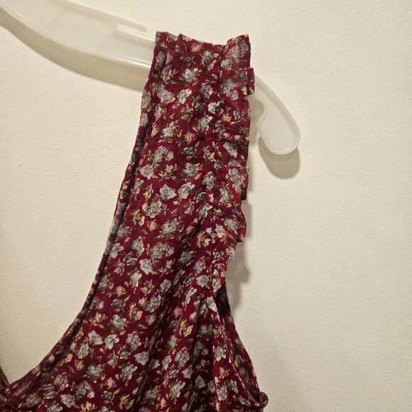 American Eagle Outfitters Floral Tank Top - Red and White - Picture 10 of 10